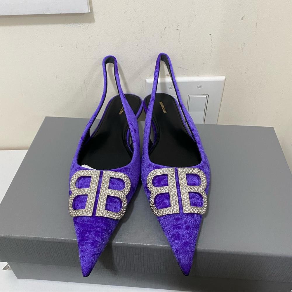 Balenciaga BB slingback flats - Picture 10 of 13